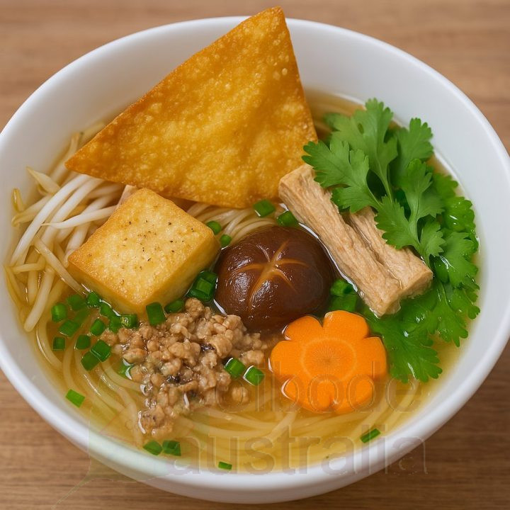 hu-tieu-chay-gom-co-gia-và-tau-hu-ki-rau-song-nam-ca-rot-dau-hu-hu-tiu-soi-to-bu